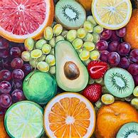 Image result for Oil Painting Still Life Fruit