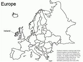 Image result for Europe Map with Countries for Kids