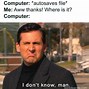 Image result for Monitor Tech Memes