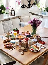 Image result for Breakfast Table Setting