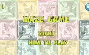 Image result for Maze Game Main Menu
