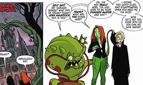 Image result for Poison Ivy Eats Someone DC