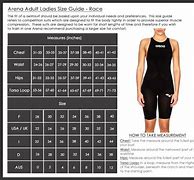 Image result for Bathing Suit Size Chart