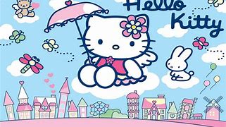 Image result for Hello Kitty Cartoon Wallpaper