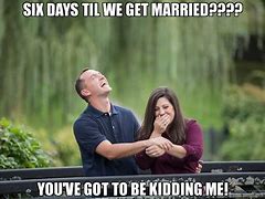 Image result for Just Married Meme