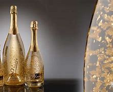 Image result for Gold Flakes in Champagne
