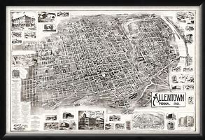 Image result for Allentown PA Map Magnet