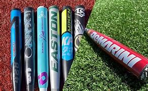 Image result for Softball vs Baseball Bat