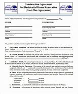 Image result for Free Sample Construction Contract Templates