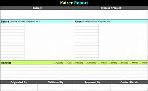 Image result for Kaizen Templates Free
