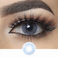 Image result for Blue Contact Lenses for Brown Eyes