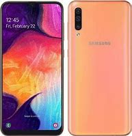 Image result for Samsung Galaxy A50 Coral Color