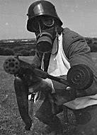 Image result for Soldier with Gas Mask and Gun WW1
