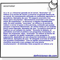 Image result for acorralar