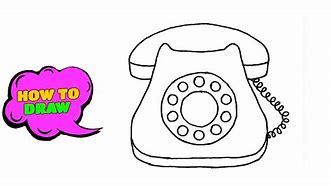 Image result for Telephone Drawing Easy