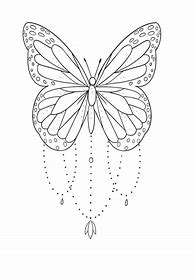 Image result for Butterfly Tattoo Coloring Pages