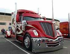 Image result for Candy Apple Red Semi Truck