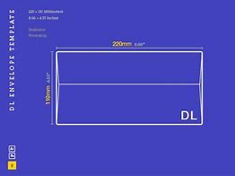 Image result for DL Envelope Template Design