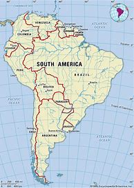 Image result for Rivers of South America Map