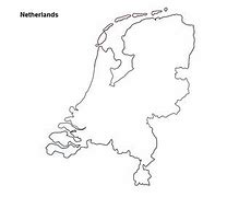 Image result for Netherlands Outline On the World Map