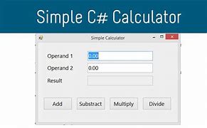 Image result for C# Calculator for Beginner