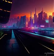 Image result for Futuristic City Canvas