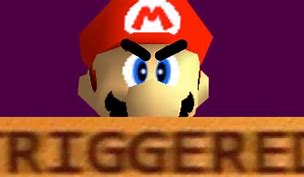 Image result for Triggered Mario