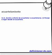 Image result for acuartelamiento