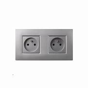 Image result for Prise Murale Double Inox