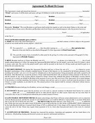 Image result for Rent Contract Template
