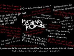 Image result for My Chemical Romance Lyric Wallpaper
