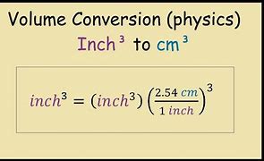 Image result for Cubic Centimeters Conversion