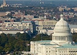Image result for U.S. Capitol Building Aerial View Water