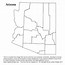 Image result for Arizona State Map Outline