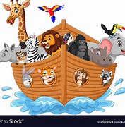 Image result for Noah's Ark Cartoon Animals