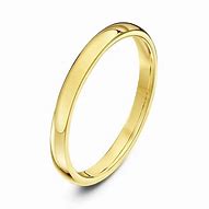 Image result for 2Mm Yellow Gold Ring