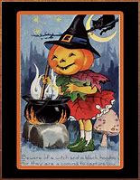 Image result for Vintage Happy Halloween Clip Art