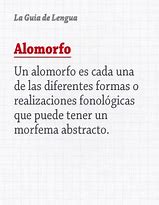 Image result for alomorfo