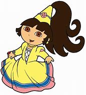 Image result for Dora Yellow Princess Dress