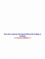 Image result for Activate My Sprint Phone