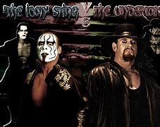 Image result for WWE Sting vs Undertaker