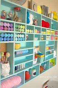 Image result for Organize Craft Shelves