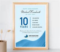 Image result for 10 Year Work Anniversary Plaque