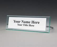 Image result for Desk Name Plate Holder