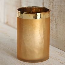 Image result for Gold Glass Candle Holder