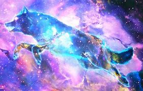 Image result for Galaxy Wolf Background for Computer