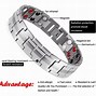 Image result for Titanium Magnetic Bracelets for Men