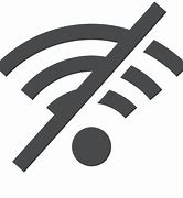 Image result for No Signal Symbol Black and White