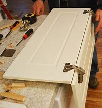 Image result for How to Install Corner Susan Door Hinges