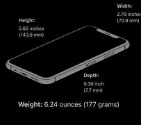 Image result for Length Width iPhone XS Plus